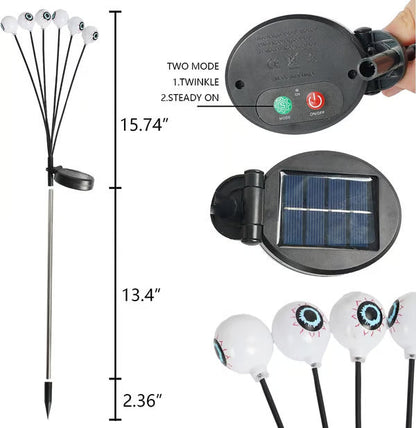 👻Horror Night Sale 50% OFF - Solar Eyeball Swaying Firefly Lights