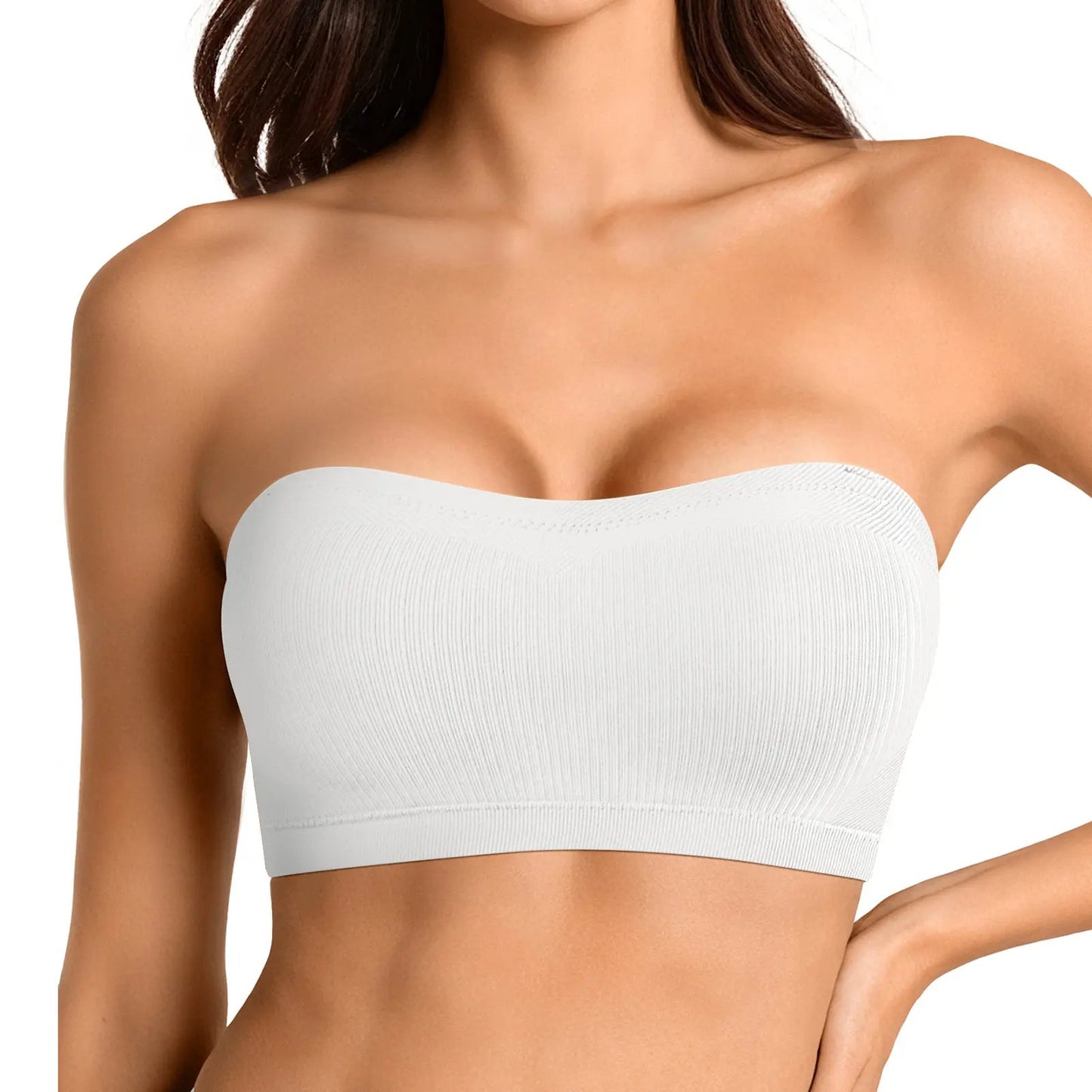 💥Stay Put Bandeau Bra, Wireless Seamless Comfort Day