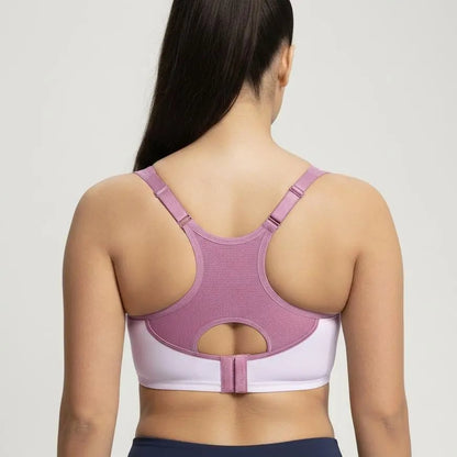 💥Soft Support Non-padded Unlined Full Coverage Wide Strap Outside Underwire Sports Bra