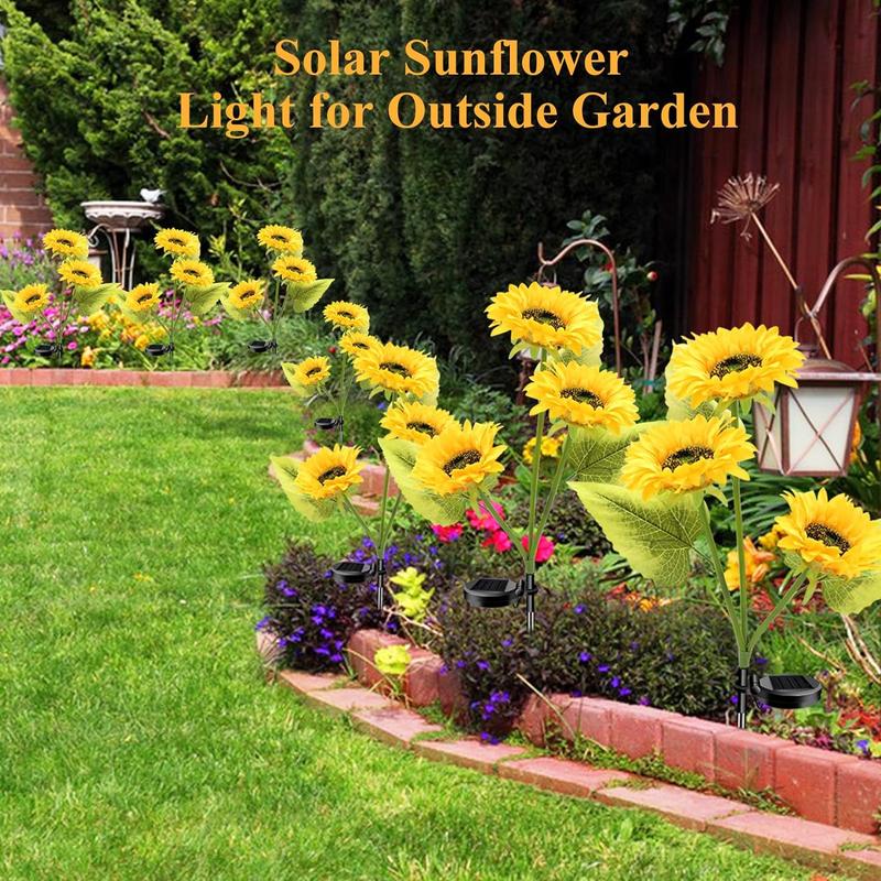 🌞27.6 " Solar LED Sunflower Garden Lights