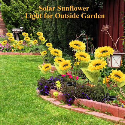 🌞27.6 " Solar LED Sunflower Garden Lights