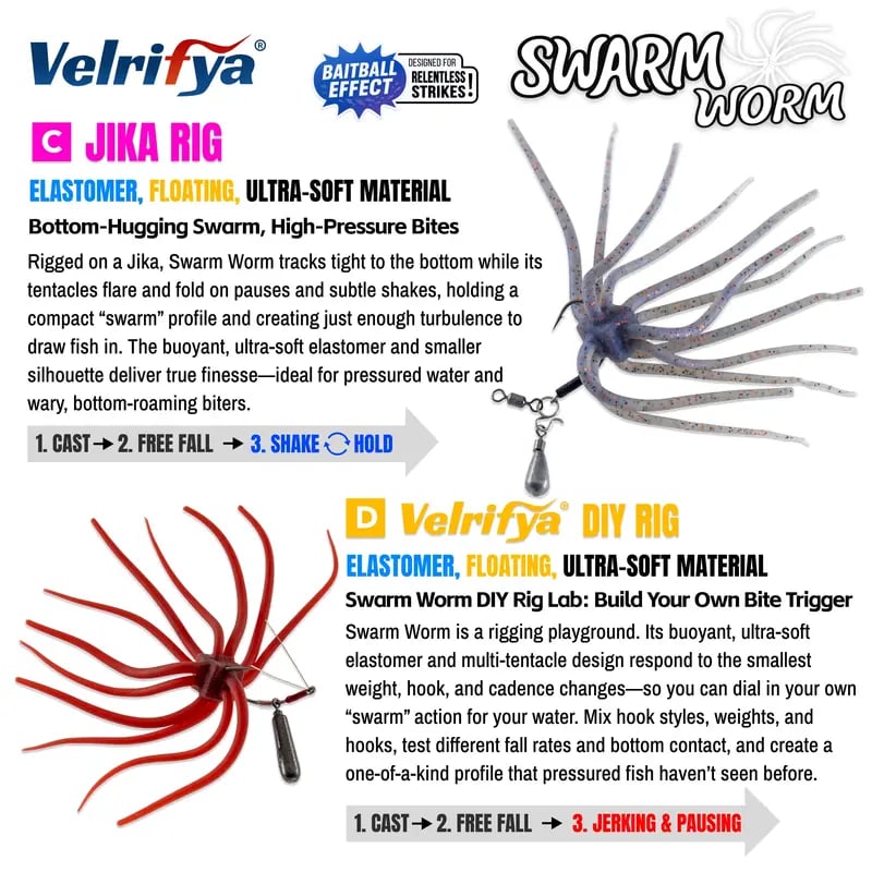 5 PCS Tentacle Dice Bait – The Ultimate Japanese-Style Finesse Lure
