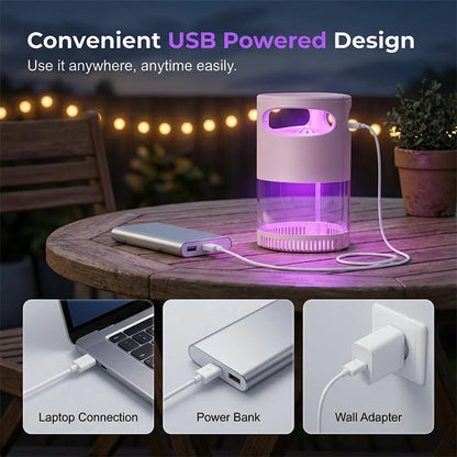 LAST DAY SALE 49% OFF-UV Mosquito Killer Lamp – quiet, USB, chemical-free. 50K+ sold!