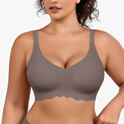Women Seamless Wireless Everyday Bra Comfortable Push Up Womenswear Full Coverage No Underwire Supportive Bra