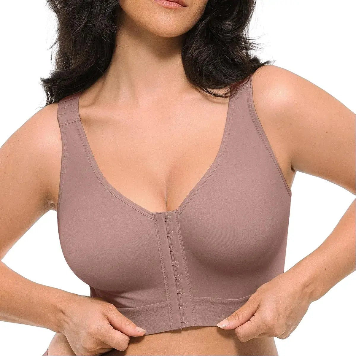 Shapecurve Shapewear with bra Bare Essentials AirSlim Unlined Wireless Back Support Bra