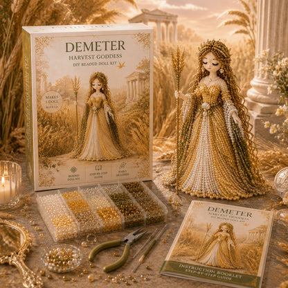 Divine Goddess Beaded Doll DIY Kit – Handmade Mythology Princess Collection