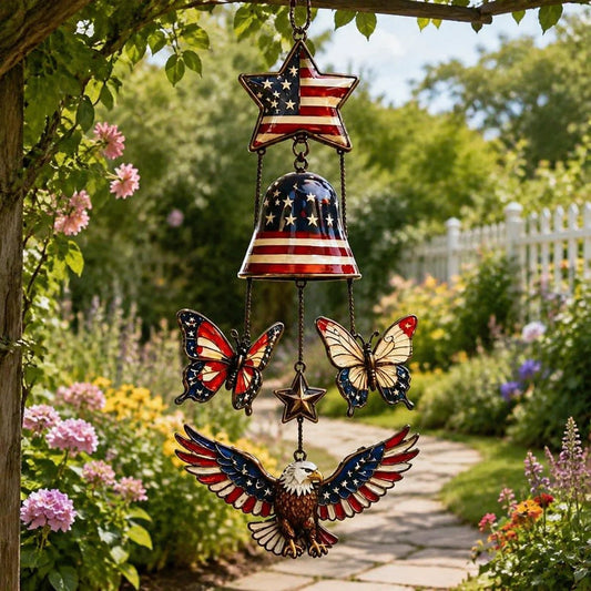 Patriotic 250-Year Anniversary Decorative Wind Chime