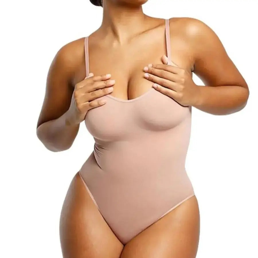 Seamless One-Piece Tummy Tucking Bodysuit
