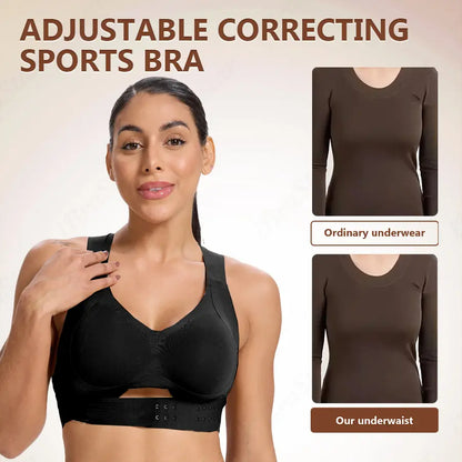 All-Day Comfort: Beige Wireless Sports Bra with Integrated Molded Cups | Seamless Full Coverage Bra for Yoga & Training
