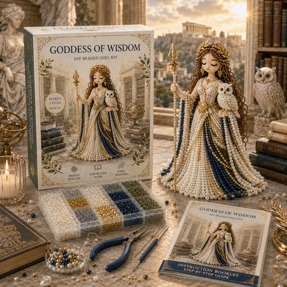 Divine Goddess Beaded Doll DIY Kit – Handmade Mythology Princess Collection
