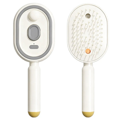 🔥 Essential Oil Mist Comb, Anti-Tangle Electric Massage Brush