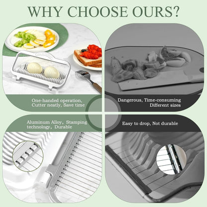 🔥LAST DAY 50% OFF🔥Egg Slicer for Hard Boiled Eggs Banana Slicer