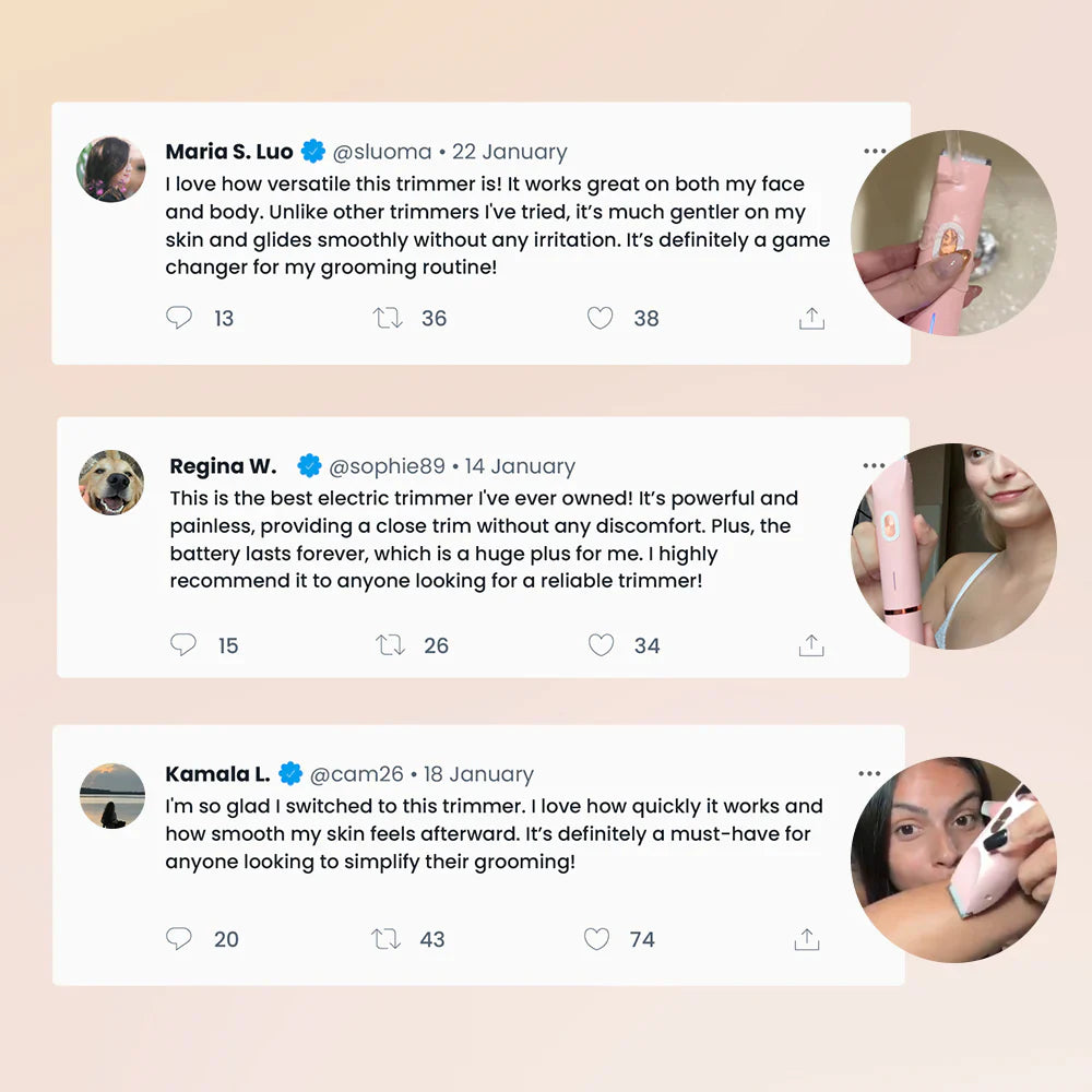 Painless Pubic Hair Trimmer for Women