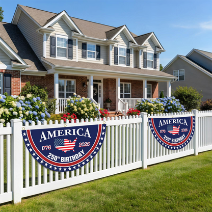 💥Honor Your American Pride🎉Handcrafted by Veterans - 250th Anniversary USA Fan Flag🎖️