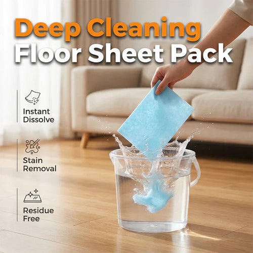 Water-Soluble Floor Cleaning Sheets