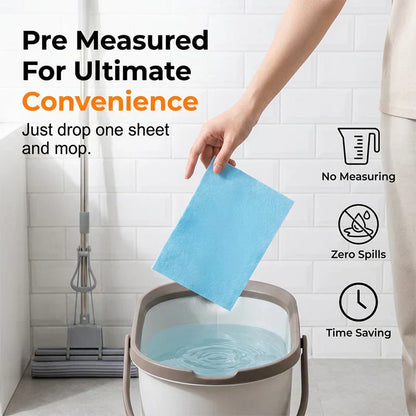 Water-Soluble Floor Cleaning Sheets