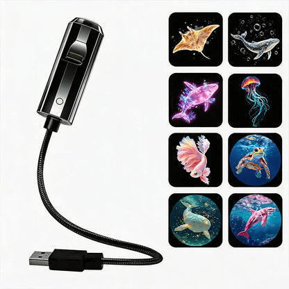 Plug-and-Play HD Galaxy & Ocean Projector Night Light🥳50,000+ Happy Users