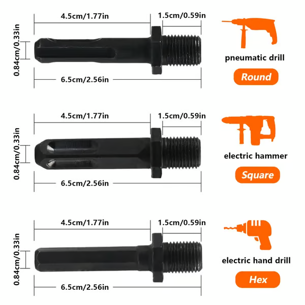 🔥 Hot Summer Sale 50% OFF🔥Heavy-Duty Conical Firewood Splitting Drill Attachment